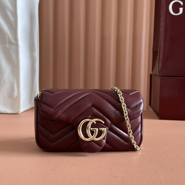 The Brand's Iconic Gg Marmont Series Seamlessly Blends Double G-Shaped Accessori