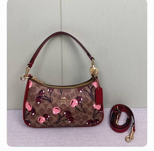 Coach December New Arrival Cy694 Teri Cute Cherry Teri Underarm Bag