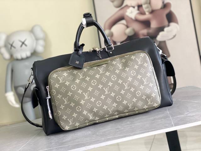 Original M12690 Keepall Bandouli Re 50 Travel Bag This Keepall Bandouli Re Trave