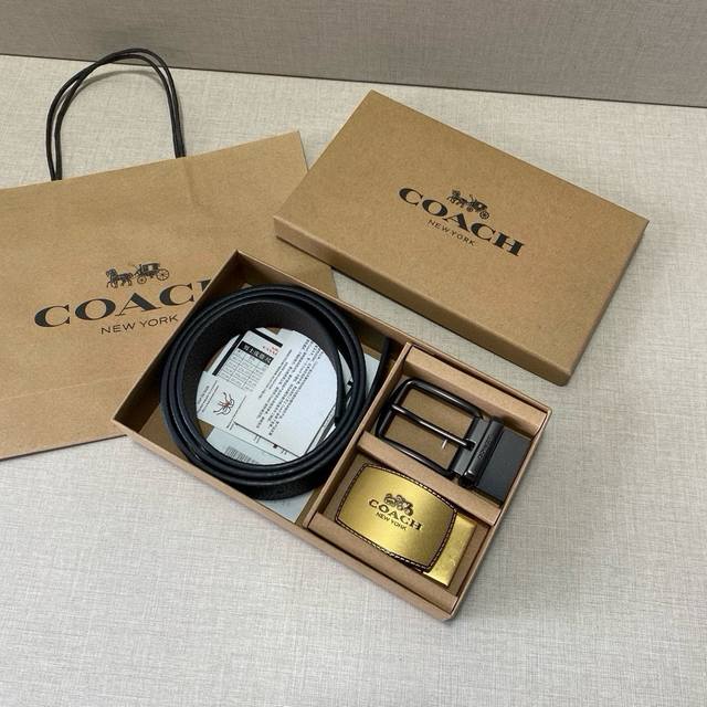Coach Belt - Hot New Arrival, Authentic Quality, 3.8 Cm Size, Authentic Store-Ma
