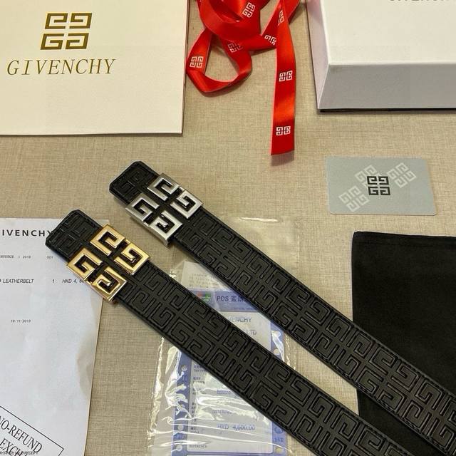 Brand: Givenchy Grade: Premium Leather, New Design. Belt Width: 3.8 Cm. Oil-Fini