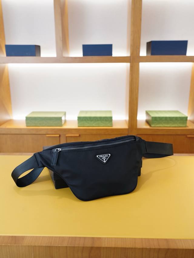 Prada Official Website Synchronized High Version Chest Bag Waist Bag Timeless Ic