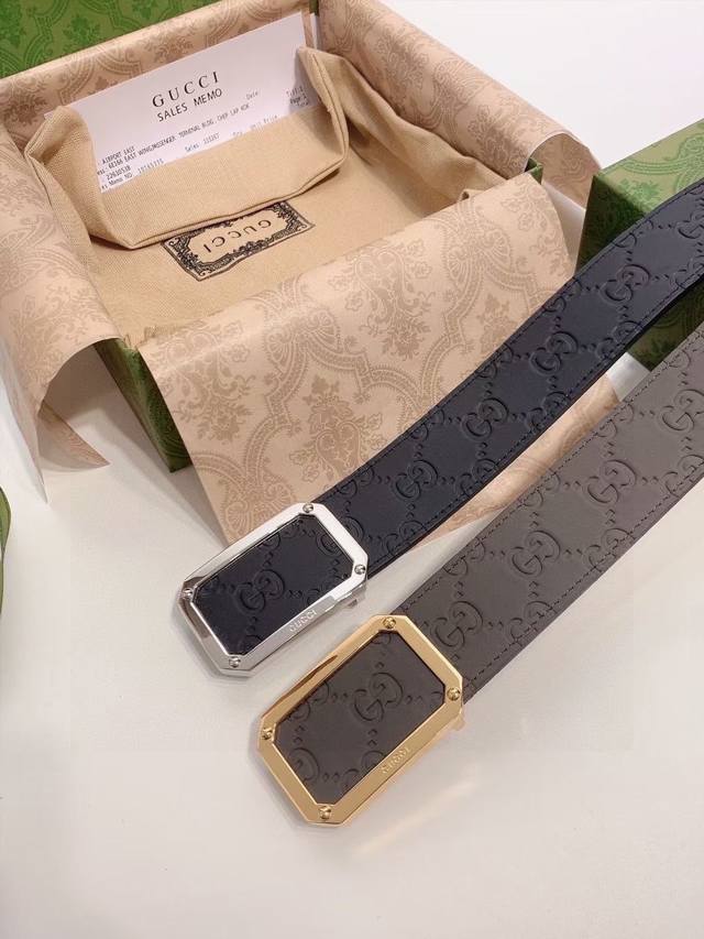 Gucci Authentic Original Belt, Classic Design, 3.8Cm Size, Imported From Italy,