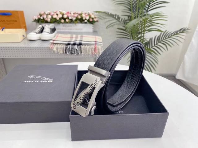 Jaguar Automatic Belt With A Sliding Track, Exclusively Photographed. Made From