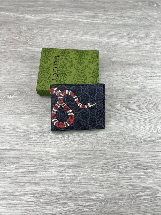 Gucci-Embellished Snake Print Wallet. Gucci Small Leather Accessories Push The B
