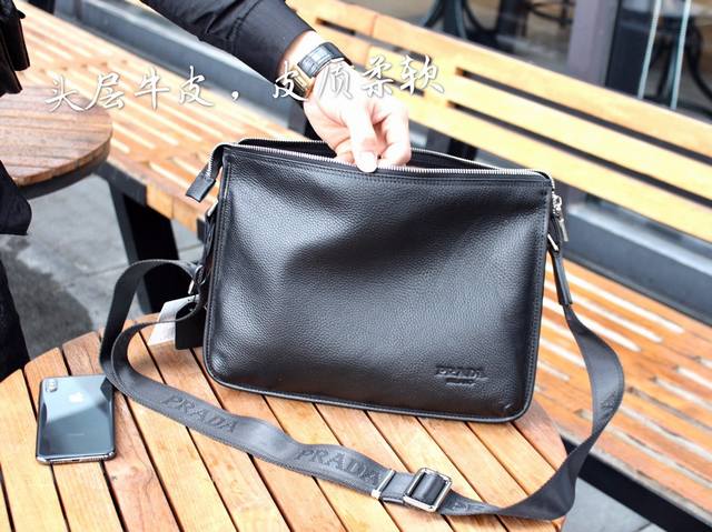 Batch ~ Prada. Black. Model: 33247-2. Actual Product Photography - Exquisite Cra