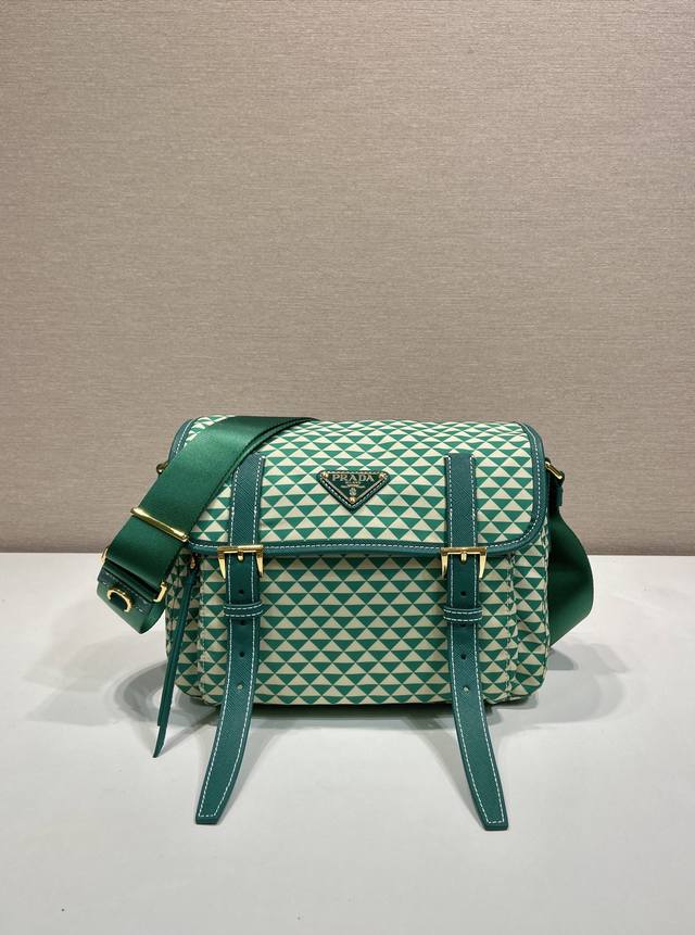 New Symbole1Bd383 Messenger Bag This Messenger Bag Is Made Of Printed Nylon Fabr