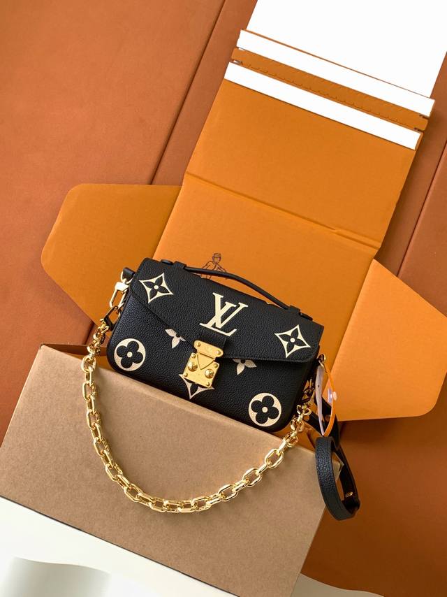 Premium Mb Chip Edition Original Leather This Pochette Metis East West Model: M4