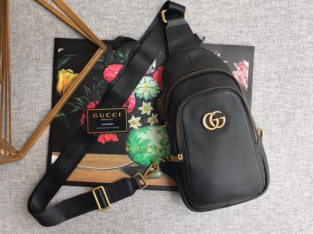 Out Of Stock! Model: 677-1 Gucci G-Family Chest Bag Now Available. Made From Top