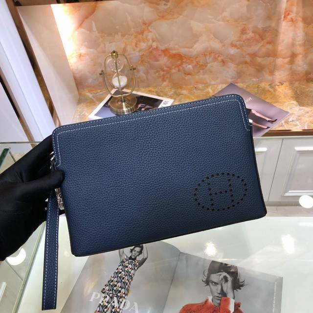 H Home's Latest Men's Password Lock Handbag Is Made From Premium Calfskin, Featu