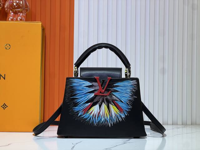 Exclusive Real-Life Photos M59939 M94519 Capucines Handbag This Capucines Mini H