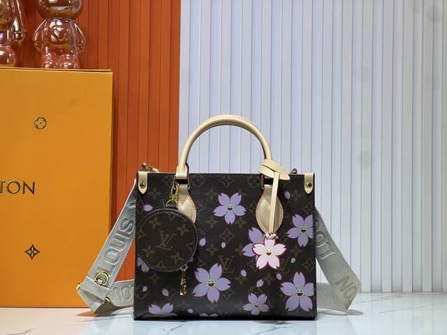 M45659 M46373 Lv & Murakami Sakura Onthego Small New Version The Legendary Onthe