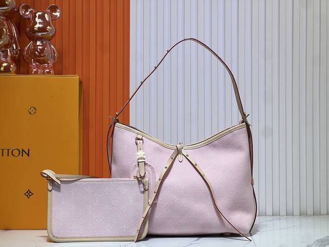 Upgraded Original M11462 M46203 Pink Small New Denim Carryall Small Handbag Craf