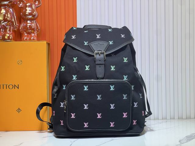 Model Number M14135 41379 This Montsouris Backpack Is Crafted From Washed Lv Bla
