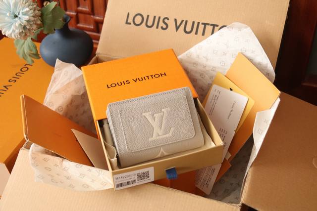 M14153 Screen-Printed Gray The Cl A Wallet Is Crafted From Soft-Grained Monogram