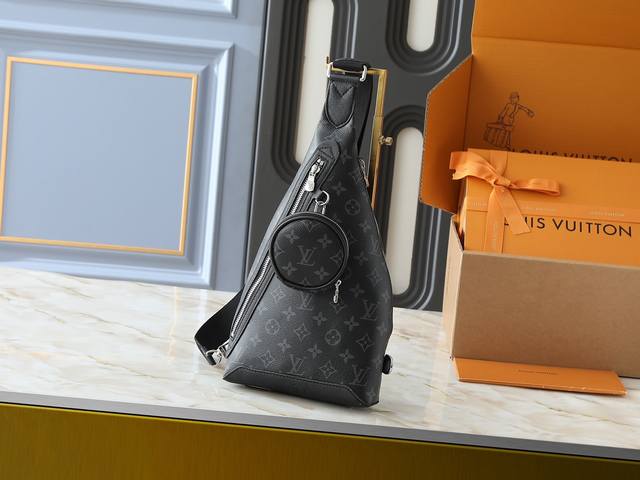 Upgraded Original M30936 Duo Shoulder Bag In Monogram Canvas And Taga Leather, F