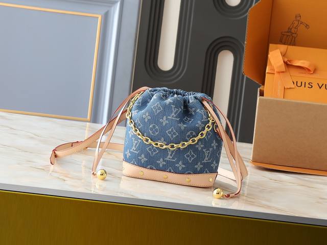 Upgraded Original M83043 New Denim Bucket Bag