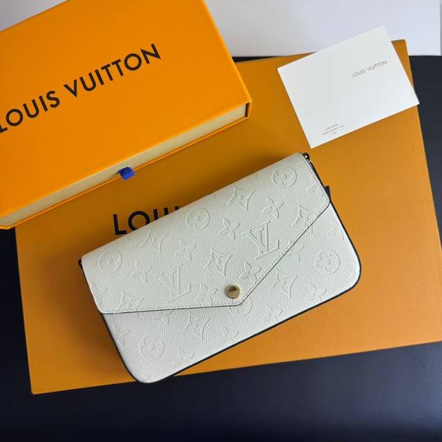 This Pochette F Licie Three-In-One Chain Bag Is Crafted From Monogram Empreinte