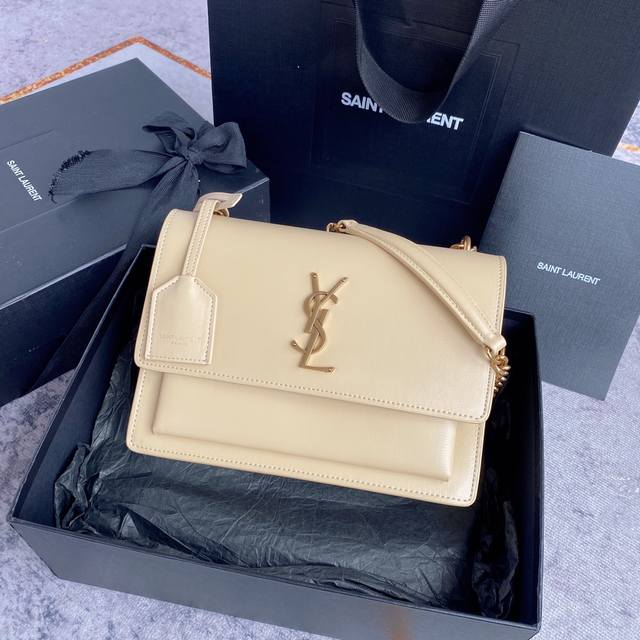 Original Leather Version Without Packaging #Apricot Gold Buckle# The Timeless Cl