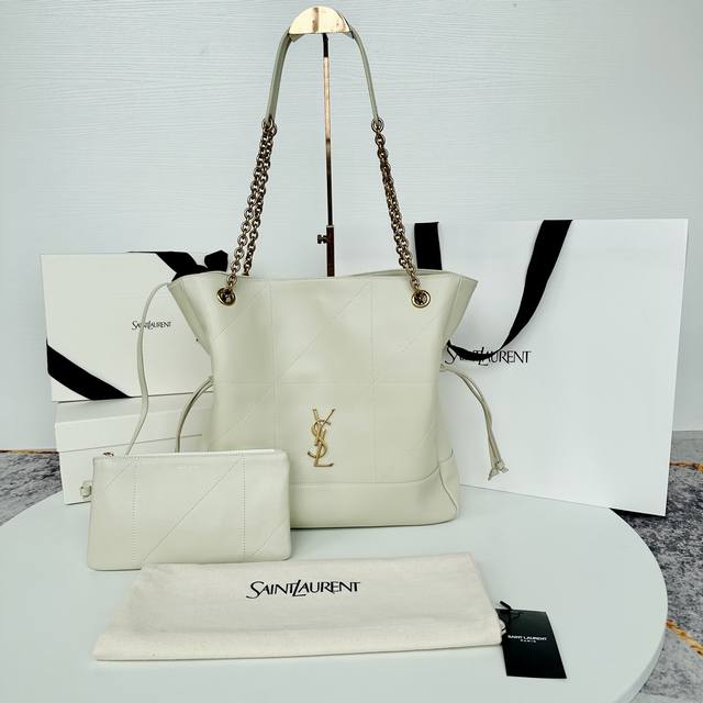 Genuine Leather Jamie 4.3 Large Pochon_Lucky Bag Bucket Bag Made From Italian Im