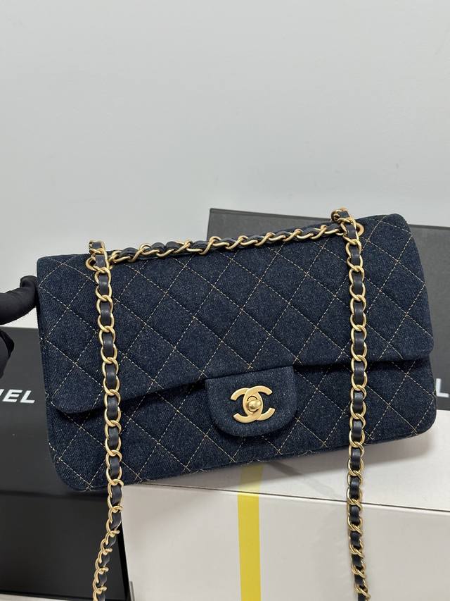 Chanel 25C Denim Cf Flap Bag - Hidden Gem, My Favorite Cf Design. The Exterior R
