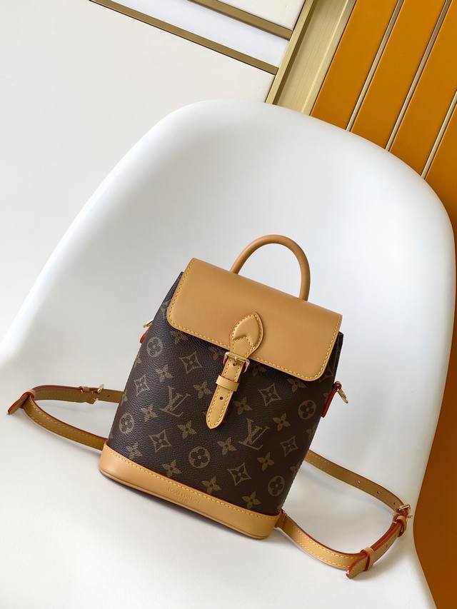 163C01 Chip M14651 Vintage Yellow Leather Top-Grade Original Monogram Canvas Mat