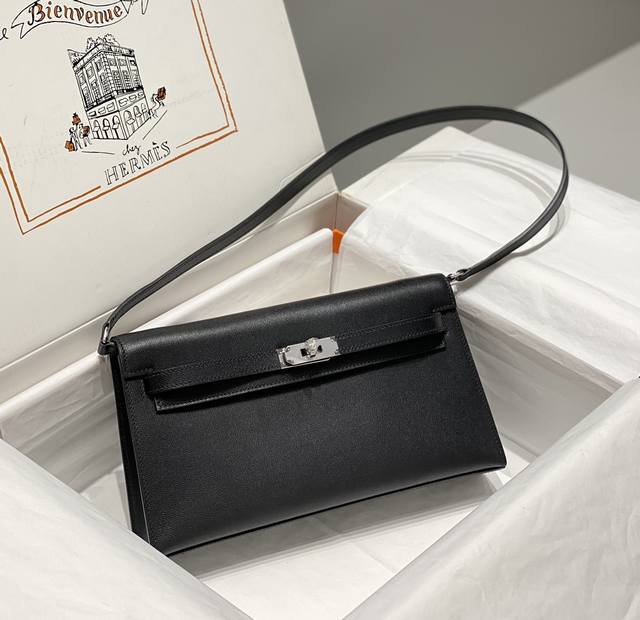Semi-Handmade Honey Wax Thread Kelly Elan Black Silver Imported Cowhide Leather