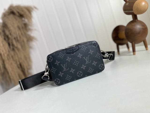 Top-Grade Original M80741 Black Flower N60418 Black Grid Dimensions: 18.5 11 6.5