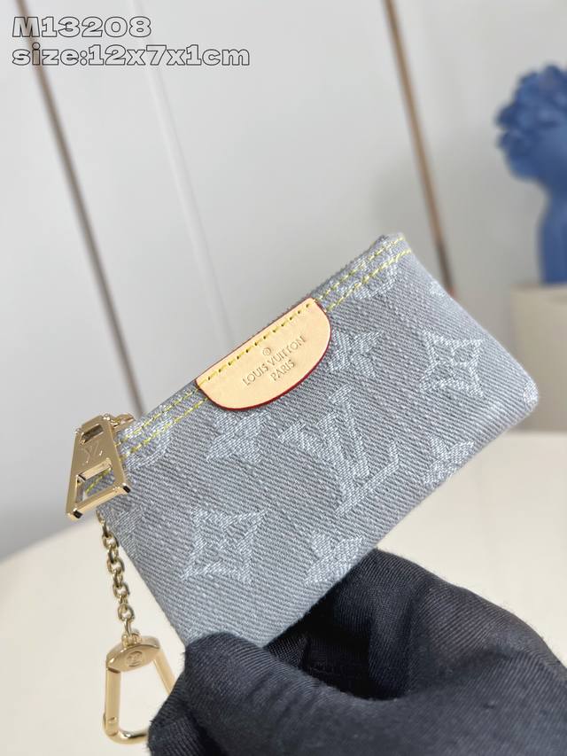 Factory Price P Top-Grade Original M13208 Gray Louis Vuitton's Monogram Denim Se