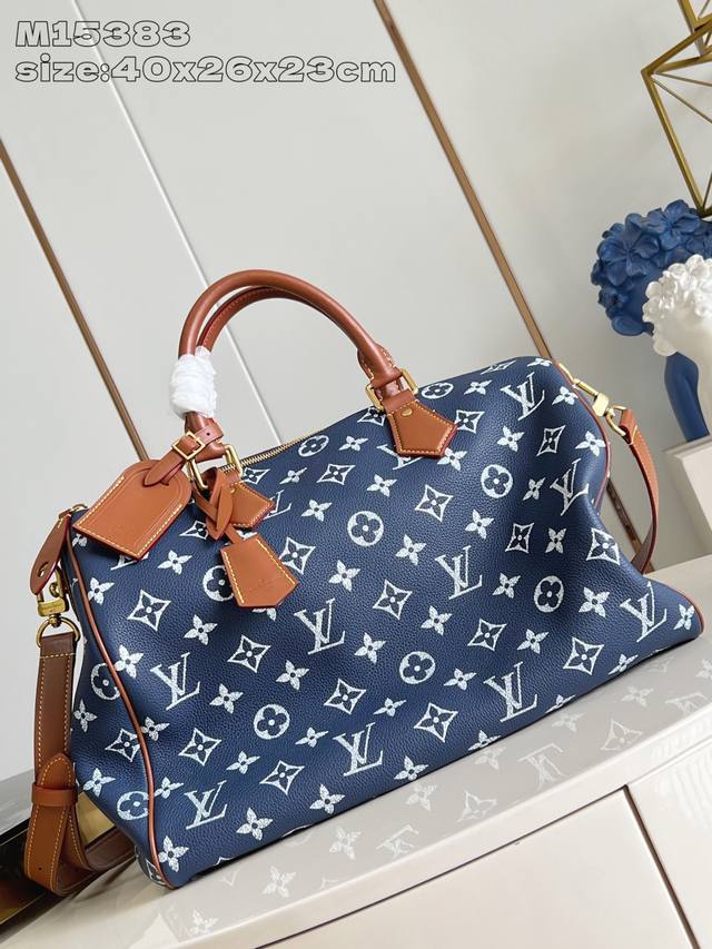 Factory Price P Top-Grade Original M15383 Navy Blue This Speedy Bandouli Re 40 M