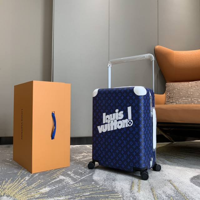 Louis Vuitton Donkey Family Luggage Case, Carry-On Suitcase, Travel Case. This H