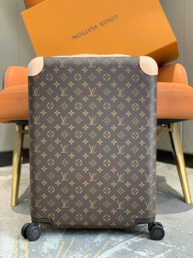 Louis Vuitton 55Cm High-Quality Leather-Wrapped Luggage Case The Only Authentic