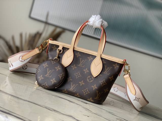 Top-Grade Original M46705 Vintage This Neverfull Bb Handbag Combines Classic Des