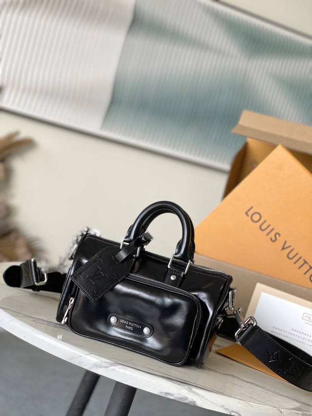 Top-Grain Leather, Premium Original M13988 This Keepal Cargo Bandouliere 25 Hand