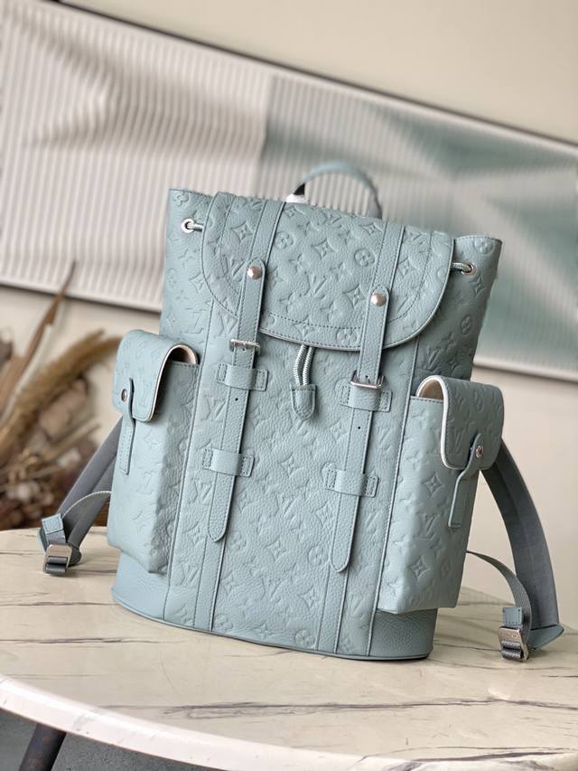 Top-Grain Leather, Premium Original Leather M13863 This Christopher Medium-Sized