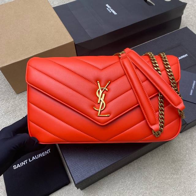 Genuine Leather, Comes With Picture Packaging. Orange-Red Sheepskin, Antique Gol