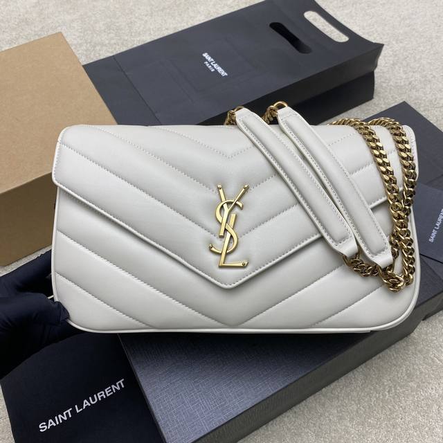 Genuine Leather, Comes With Picture Packaging. Cream White Lambskin, Antique Gol
