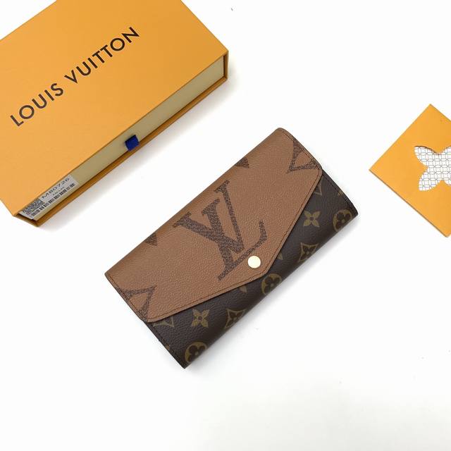Premium Grade Authentic M80726 This Sarah Wallet Reinterprets The Classic Square
