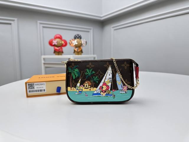 Premium Grade Authentic M82841 Winter Edition Mini Pochette Accessoires Handbag