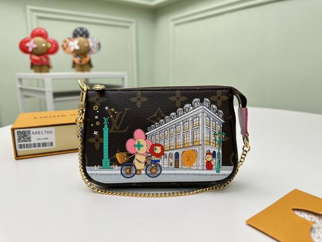 Grade A Authentic M81760 Mini Pochette Accessoires Handbag Joins The Vivienne Ho