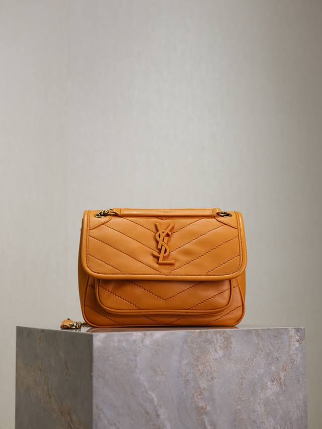 Premium-Grade Niki Lambskin_22Cm Spring/Summer Lambskin Edition The Niki Metal C