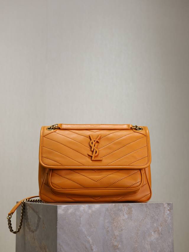 Premium-Grade Niki Lambskin _28Cm Spring/Summer Small Lambskin Style The Niki Me