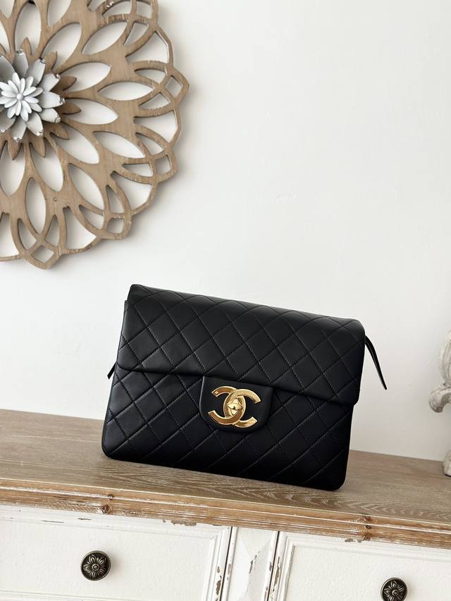 In Stock Chanel Vintage Victoria Beckham-Style Backpack, Limited Edition, Lambsk