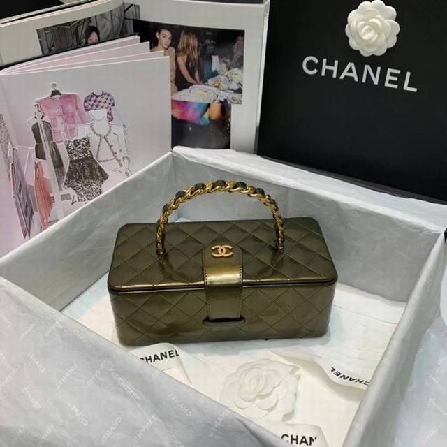 In Stock! Original Design. In Stock Chanel Vintage Makeup Bag. This Is A Chanel