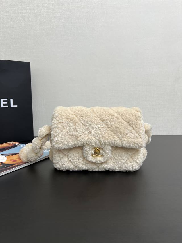 Original Leather In Stock 24K Thick Chain Underarm Hobo Bag, Teddy Original Lamb