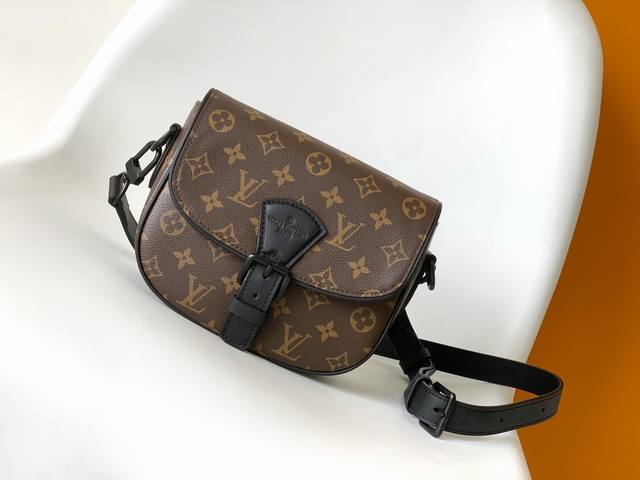 Top-Tier Authentic M47060 Vintage This Montsouris Small Messenger Bag Features M