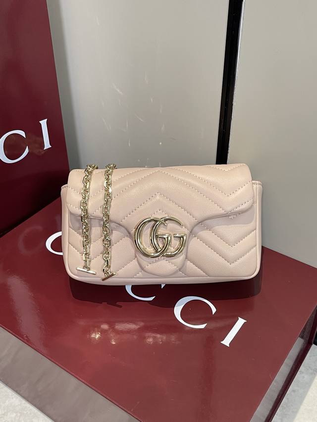 Premium Genuine Leather, Mamon 2.0 Upgraded Version. The Iconic Gg Marmont Serie