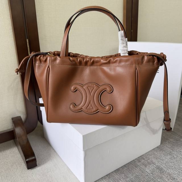New Arrival: Ce's New Cabas Small Drawstring Tote. This Small Design Is Similar