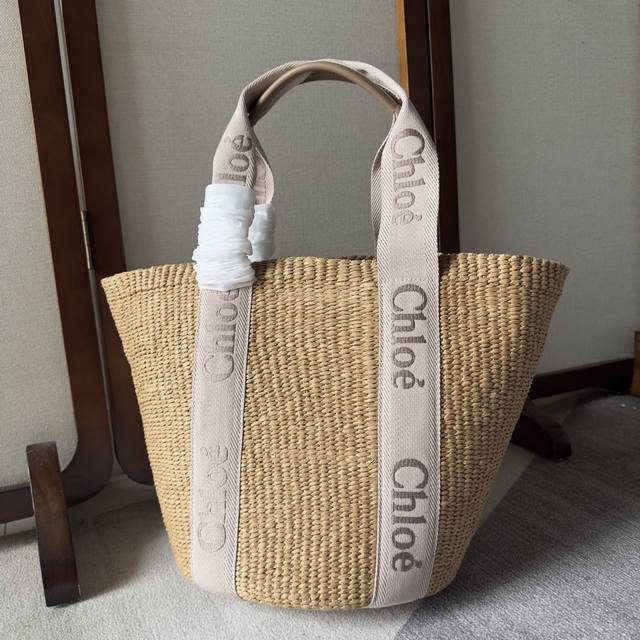 Chloe Woody Woven Bucket Bag In New Color Yyds~ Blush Pink S-Year Chloe Woody's