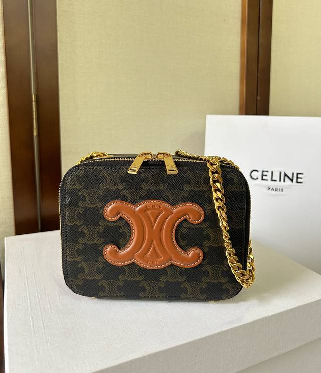 Celine Box Bag, Early Spring New Arrival | Box On Chain Celine Chain Small Box N
